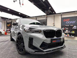 BMW X3M LCI F97 Pre-Preg Carbon Fibre Front Splitter by TRE (2022+)