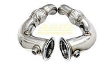 N63TU 3" CATLESS DOWNPIPES  Fits: BMW F10 550I N63