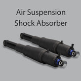 Rear Air Ride Suspension Shocks Pair compatible for Chevrolet GMC Cadillac Escalade 2002-2014