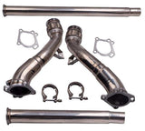 Compatible for Audi S4 B5 A6_ Allroad C5 2.7L BiTurbo K04 RS6 Exhaust Downpipe Down pipe