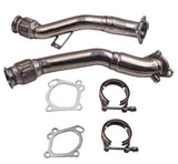 Compatible for Audi S4 B5 A6_ Allroad C5 2.7L BiTurbo K04 RS6 Exhaust Downpipe Down pipe