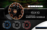 Western UTV Wheel  BLAZE 15X10