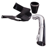 Black Cold Air Intake Kit + Heat Shield compatible for GMC Sierra 1500 5.3L 6.2L V8 2014-18