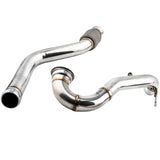 3 Exhaust Downpipe Stainless Steel compatible for Mercedes Benz A45 AMG 2014-2016