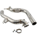 Turbocharger Down Pipe Kit compatible for Ford Mustang EcoBoost Coupe 2-Door 2.3L