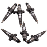 Fuel Injector Set compatible for Dodge Pick-up Truck 5.9L Diesel 2003-2004 6 Pcs