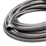 '-8AN AN8 Stainless Steel Braided hoses Fuel Oil Line Hose Racing 20FT