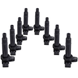 8x Complete Set Pack compatible for Toyota Land Cruiser 100 4.7 Pencil Ignition Coil Packs