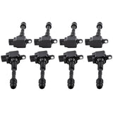 Pack of 8 Ignition Coil compatible for Nissan Armada Titan compatible for Infiniti QX56 5.6L V8 UF510