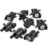 Compatible for GMC Sierra C3 C1251 Round 8pcs Ignition Coil packs compatible for Chevrolet SSR 5.3L