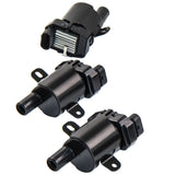 Compatible for GMC Sierra C3 C1251 Round 8pcs Ignition Coil packs compatible for Chevrolet SSR 5.3L