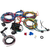 21 Circuit Wiring Harness compatible for CHEVY Mopar compatible for FORD Hotrod UNIVERSAL Extra long Wires