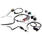 Electrics Wiring Harness for 50cc 110cc 125cc Loom Solenoid Coil Quad Dirt Bike