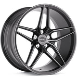 INOVIT WHEEL  VECTOR II Black Machined Face Satin Dark Tint 19"