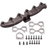 Compatible for BMW m57n Exhaust Manifold Iron E60 E61 E65 X5 2.5d 325d 330d 525d 530d