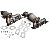 Exhaust Manifold w/ Catalytic Converter Gasket and Hardware Pair compatible for Ford Lincoln