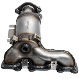 Exhaust Manifold w/ Catalytic Converter Gasket and Hardware Pair compatible for Ford Lincoln