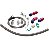 Universal Turbo Oil Line Kits Feed Return Drain Line T3 T4 T70 GT28