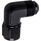 12AN AN12 To AN-12 12AN 90 Degree Fuel Fitting Adapter Black