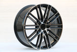 Porsche   Factory Style Wheels 20"  Black Machined Face