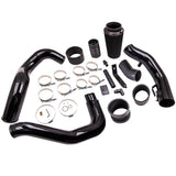 Turbo Intercooler Pipe and Cold Air Intake Kit and Clamps compatible for Ford F250 03-07 6.0L