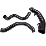 Turbo Intercooler Pipe and Cold Air Intake Kit and Clamps compatible for Ford F250 03-07 6.0L