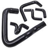 6 Pcs Silicone Radiator Pipe Hose Kit + Clamps compatible for Mustang GT LX Cobra 5.0 1986