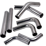 2.5 inch Universal Aluminum Intercooler Turbo Piping pipe Kit+ Silicone+Clamp