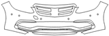 Bumper,Hood, Fender And Mirror Protective  Kit  Mercedes Benz E63