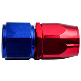 Blue Red AN10 -10AN Straight Swivel Oil Fuel Gas Hose Line Fitting Adaptor