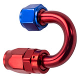 Red Bule Oil Fuel Line 8AN Fittings 180 Degree AN8 Seal Hose End Fitting