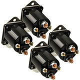 4x 12V Solenoid Switch 1013609 for Club Car compatible for DS 1984-Up/Precedent Gas compatible for Golf Cart