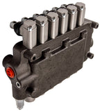 6 Spool 2 Joysticks Hydraulic Directional Control Valve 21gpm 40L/min